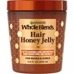 Garnier Whole Blends Deep Moisturizing Hair Styling Gel with Honey Jelly,13.5 fl